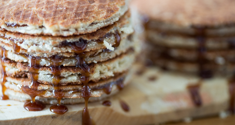 Homemade stroopwafels