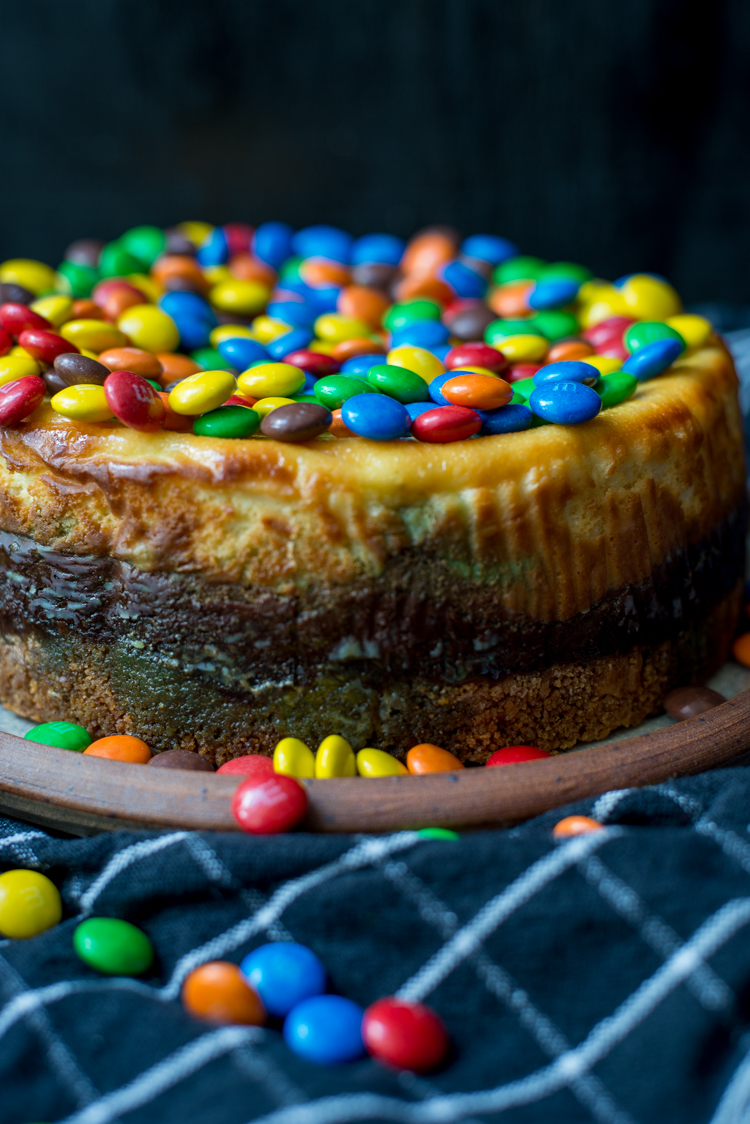 M&M's cheesecake