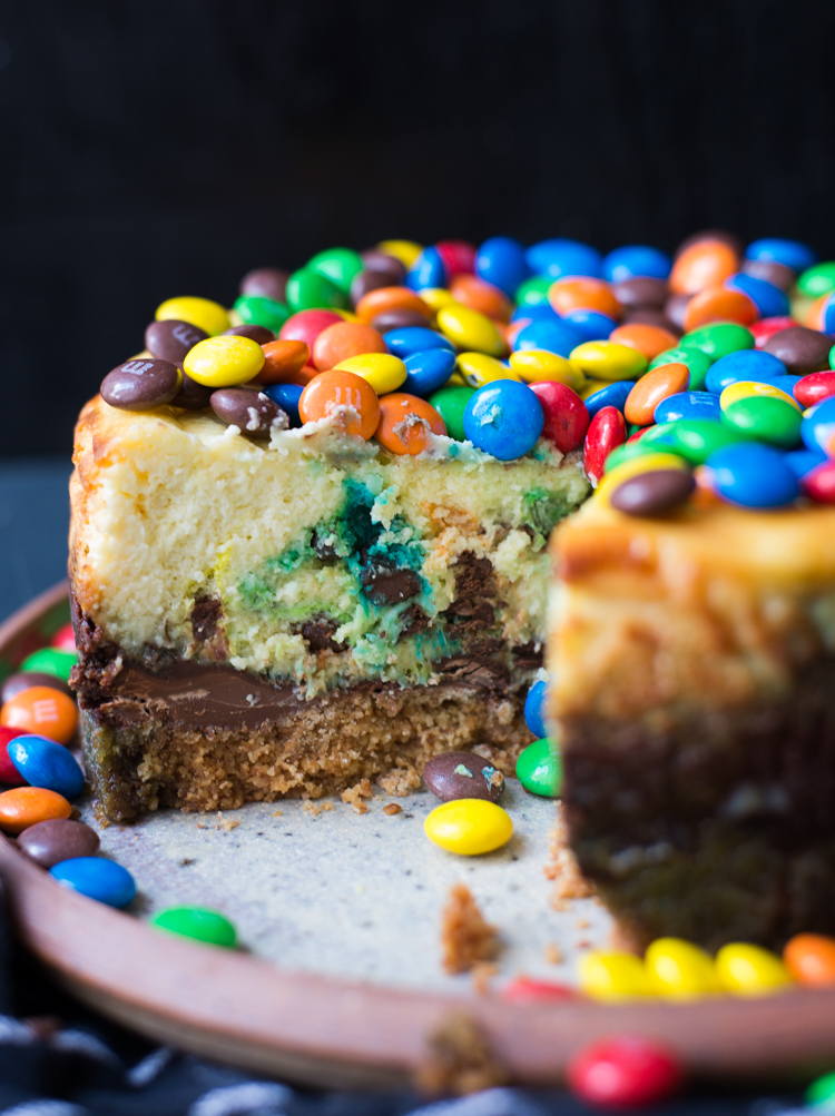 M&M's cheesecake