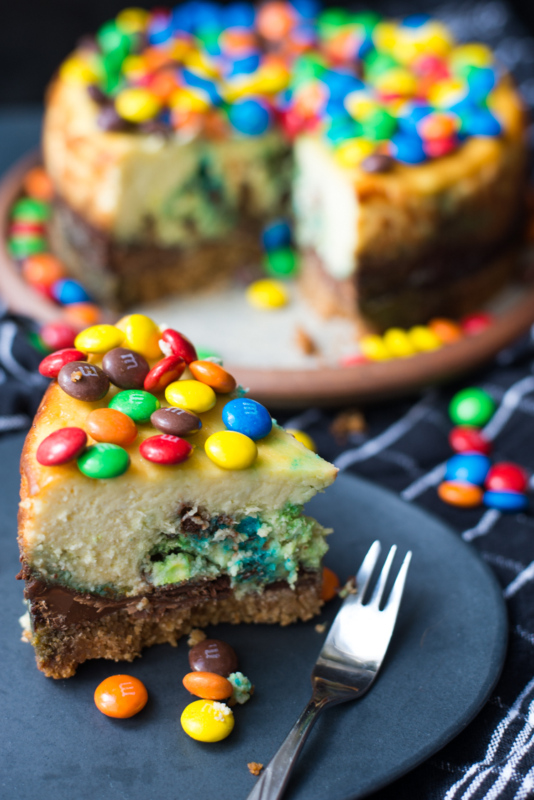 M&M's cheesecake