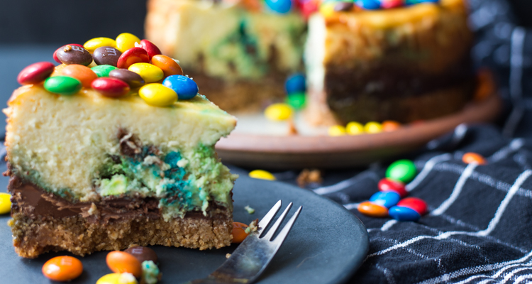 M&M's cheesecake