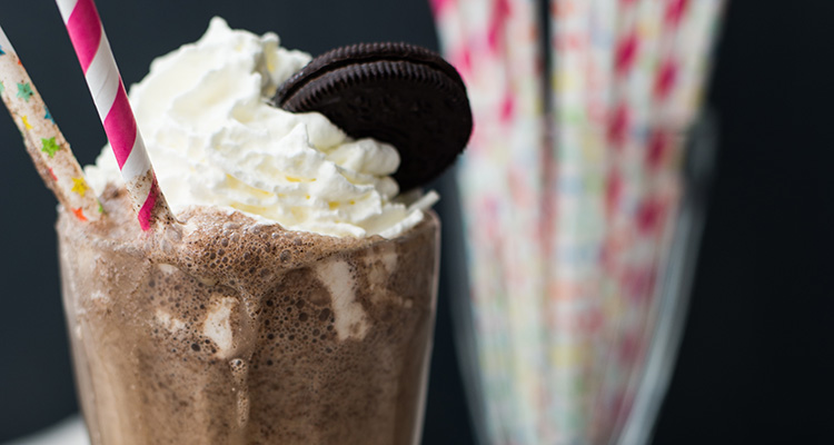 Oreo IJskoffie met Nutella