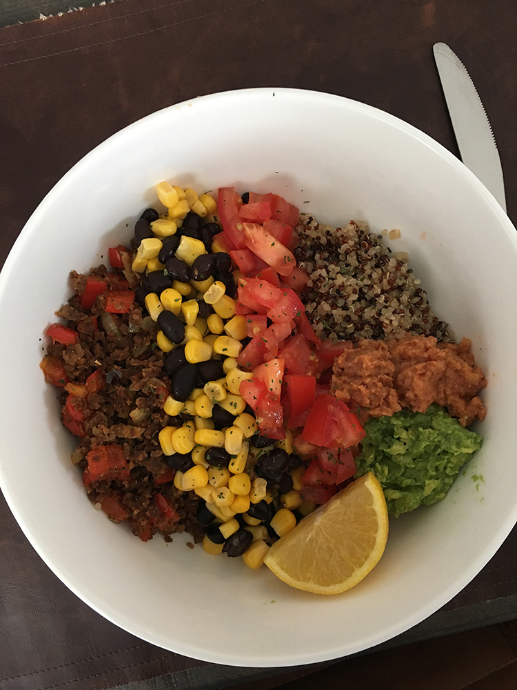 quinoa tacobowl