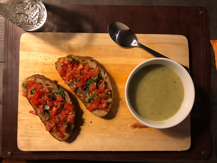 broccolisoep bruschetta