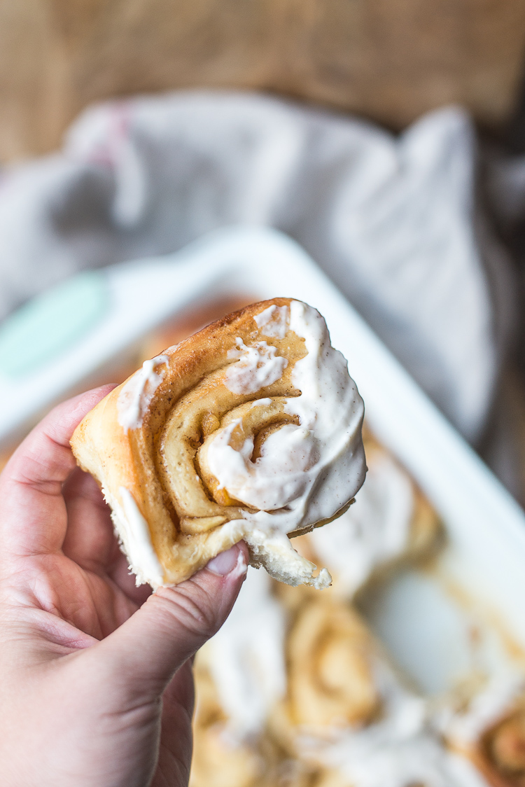 Cinnamonrolls met appel