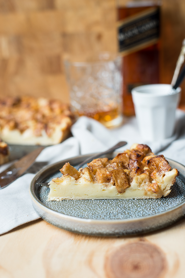 Appeltaart met whiskey en mascarpone