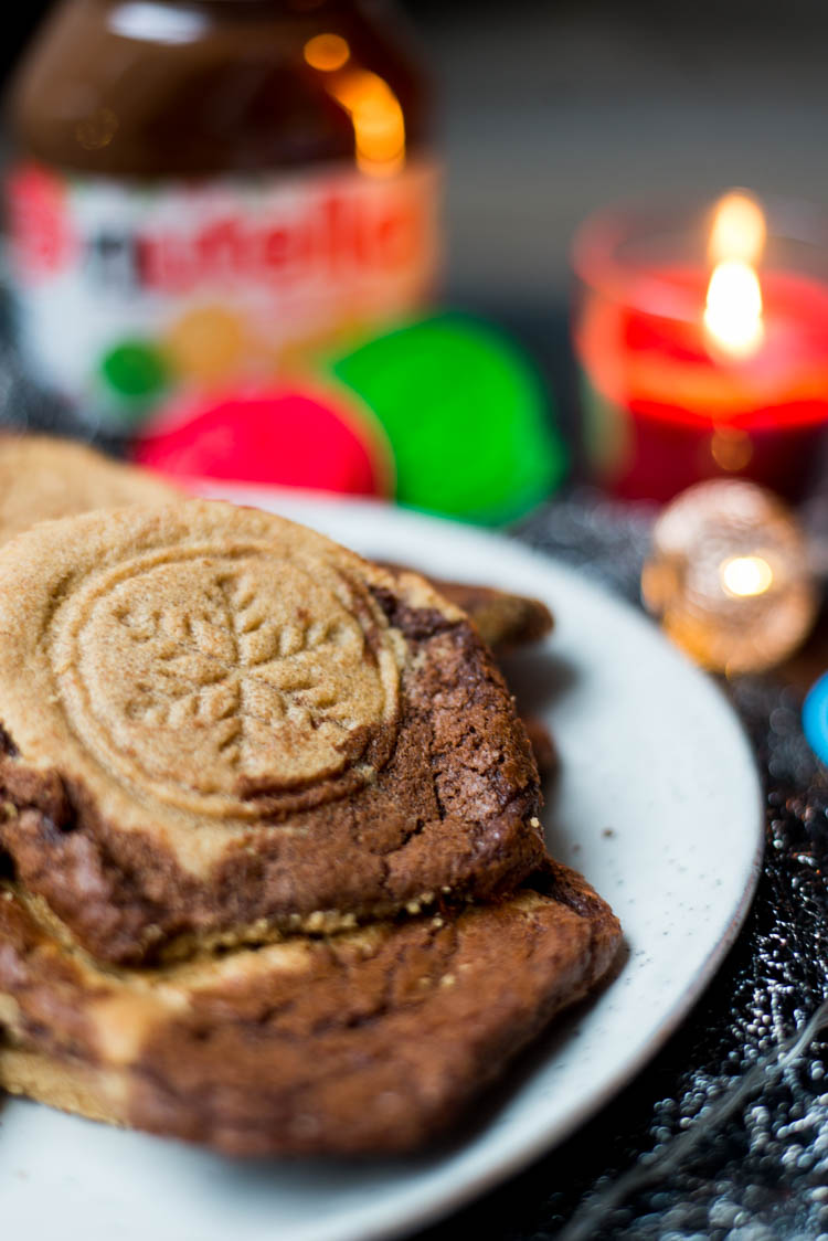 Pindakaas-Nutellakoekjes voor Kerst