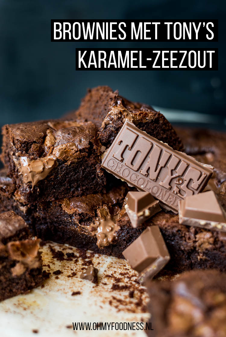 Brownies met Tony's karamel-zeezout