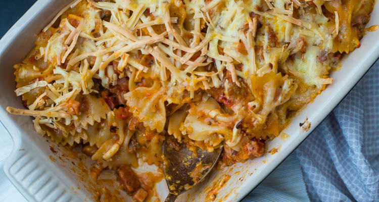 Meatlovers pastaschotel
