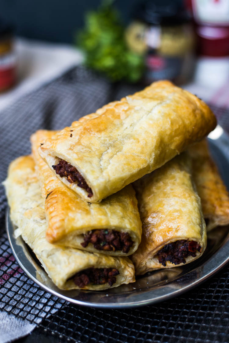 Vegetarische saucijzenbroodjes