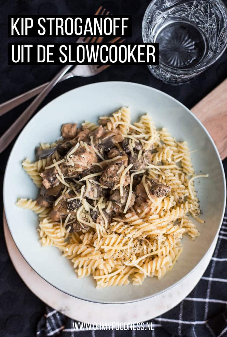 Kip Stroganoff uit de slowcooker