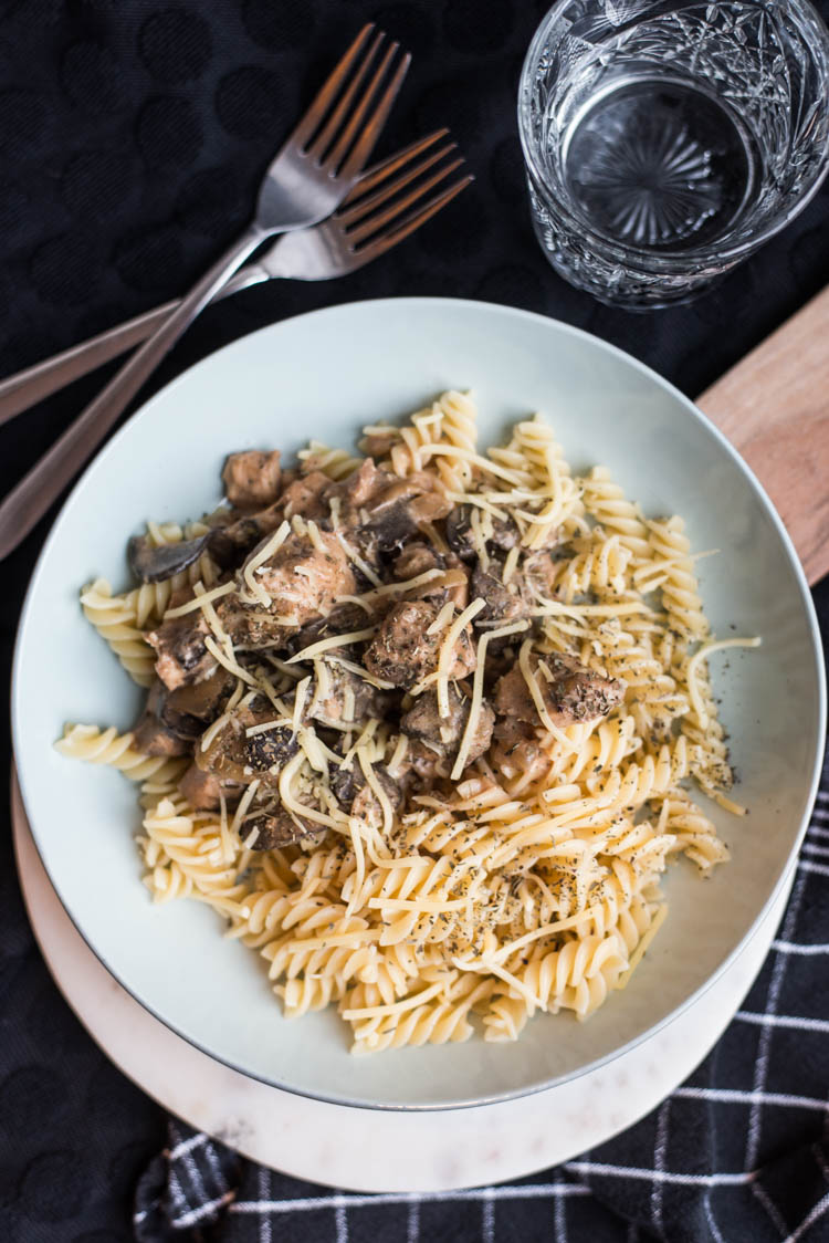 Kip Stroganoff uit de slowcooker