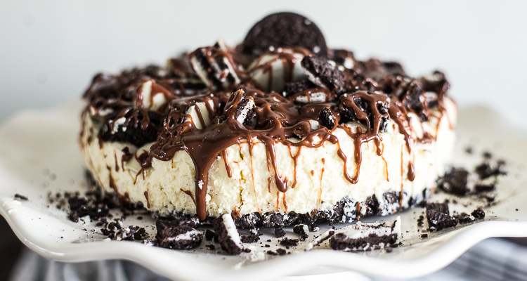 Oreotaart met witte chocolademousse