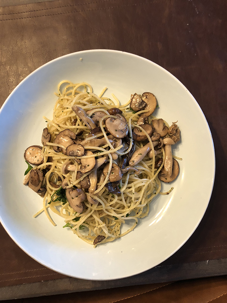 spaghetti al funghi