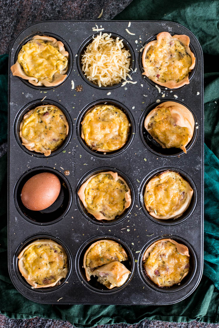 Mini quiche Lorraine
