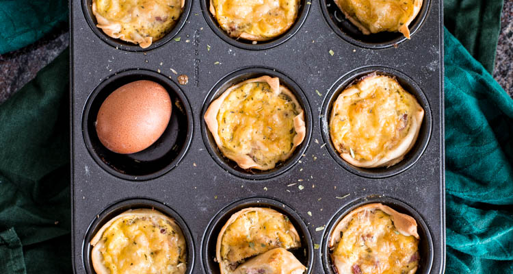 Mini quiche Lorraine