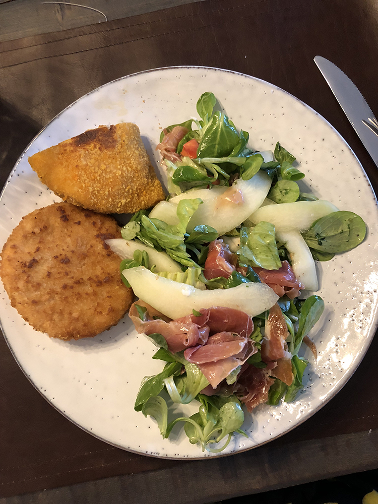 ham meloensalade