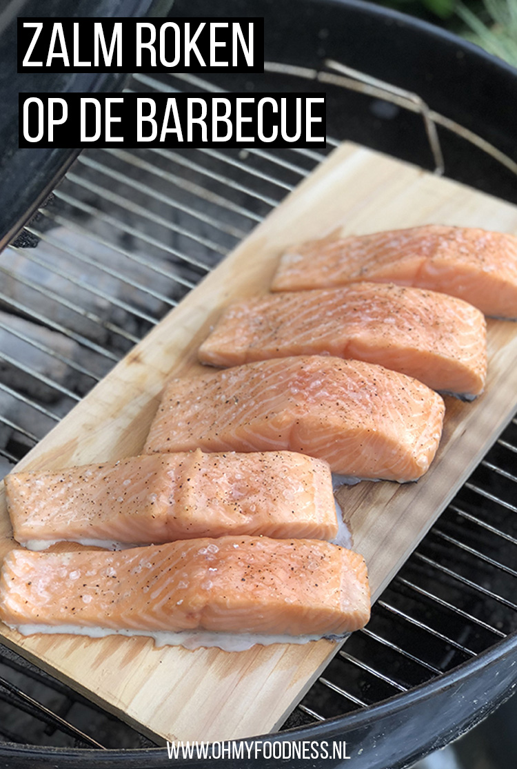 Zalm roken op de barbecue