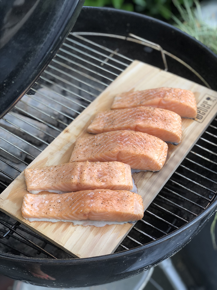 Zalm roken op de barbecue