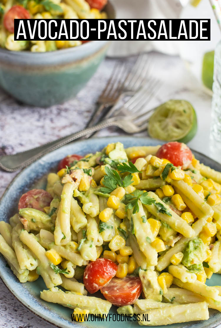 Avocado-pastasalade