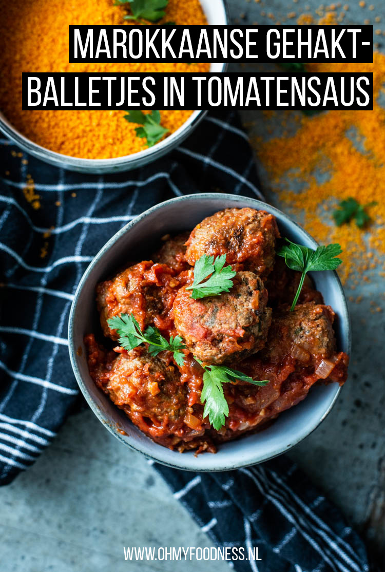 Marokkaanse gehaktballetjes in tomatensaus