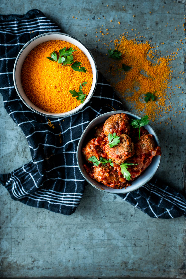 Marokkaanse gehaktballetjes in tomatensaus