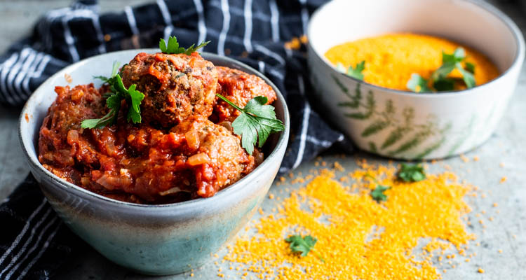 Marokkaanse gehaktballetjes in tomatensaus