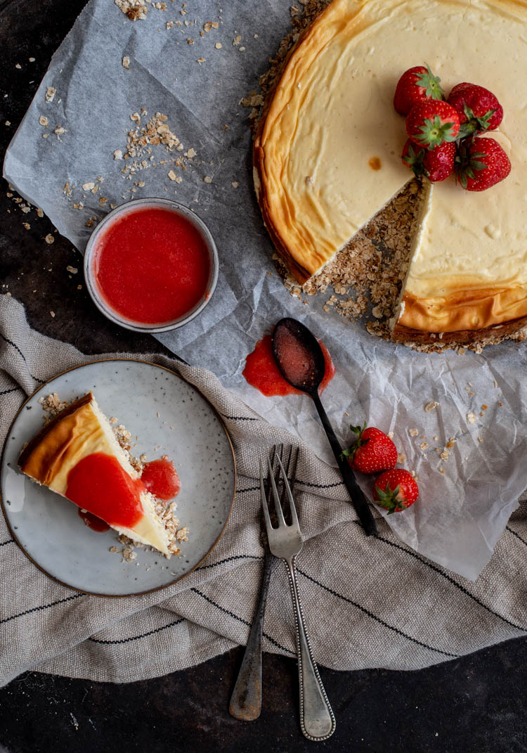 Cheesecake zonder geraffineerde suikers