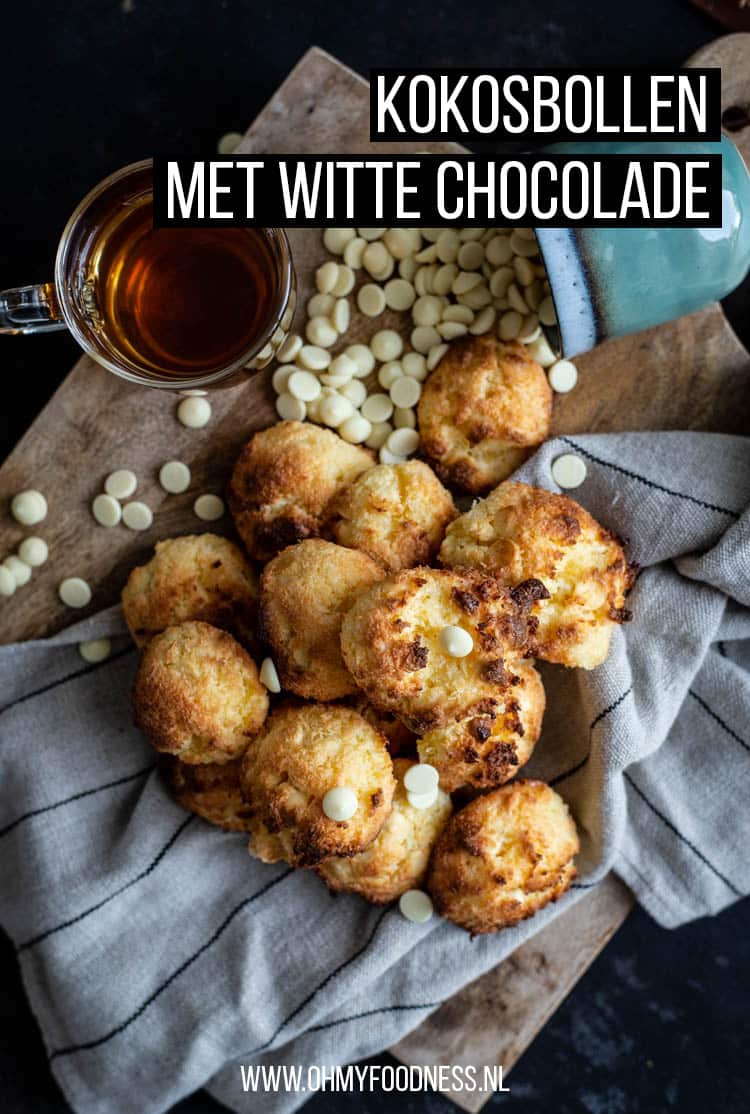 Kokosbollen met witte chocolade