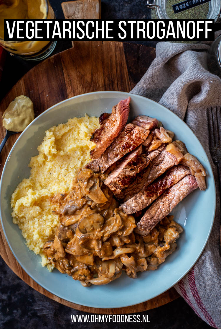 Vegetarische stroganoff