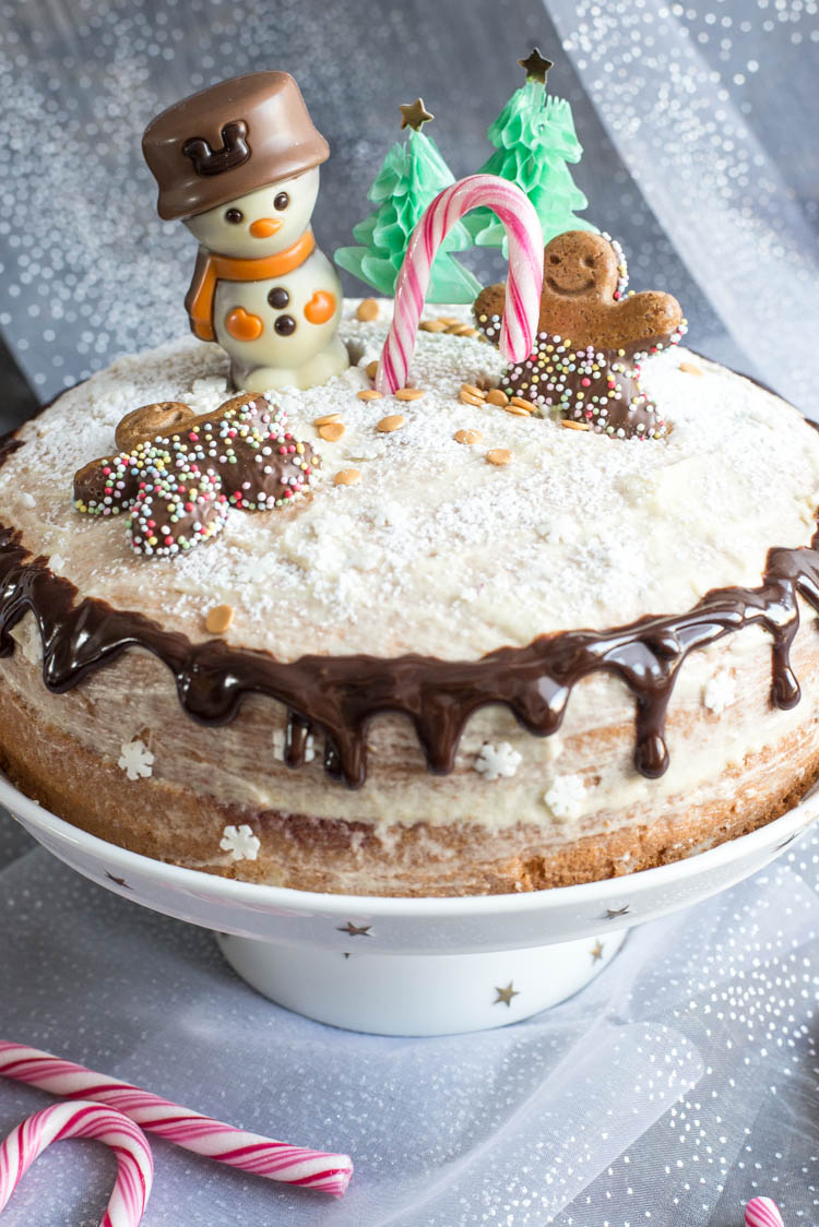 Kerst-dripcake