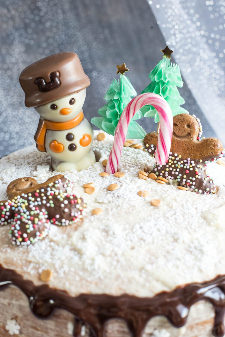 Kerst-dripcake