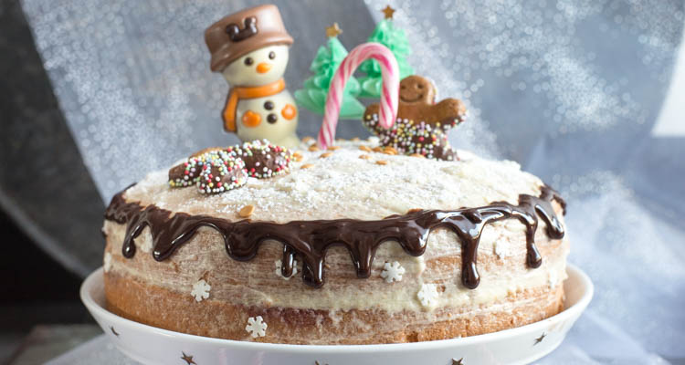 Kerst-dripcake