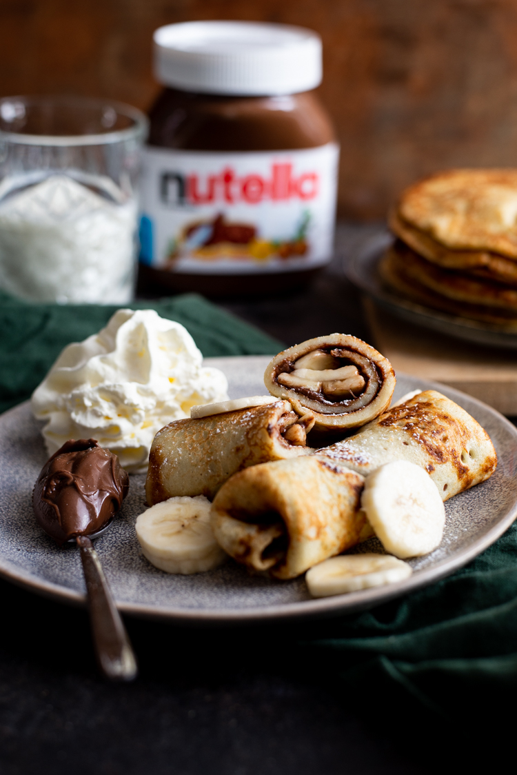 Banaanpannenkoeken met Nutella