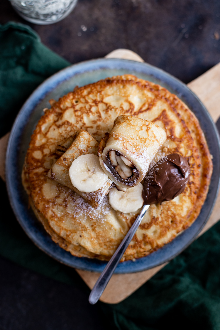 Banaanpannenkoeken met Nutella