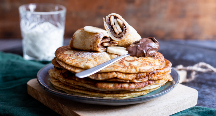 Banaanpannenkoeken met Nutella