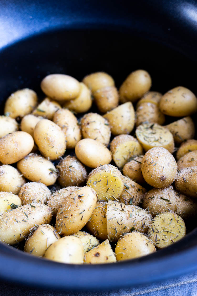 Gekruide krieltjes uit de slowcooker