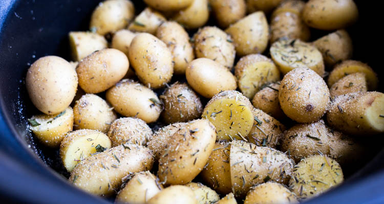 Gekruide krieltjes uit de slowcooker