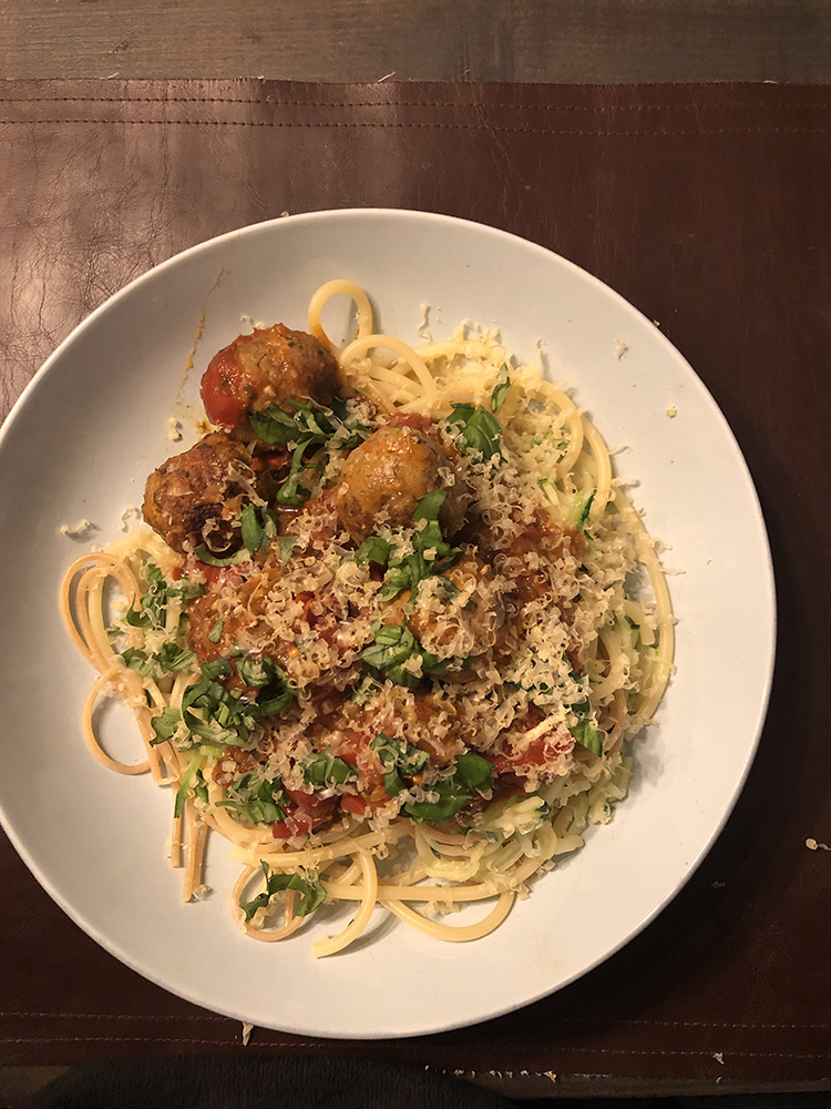 spaghetti met ballen