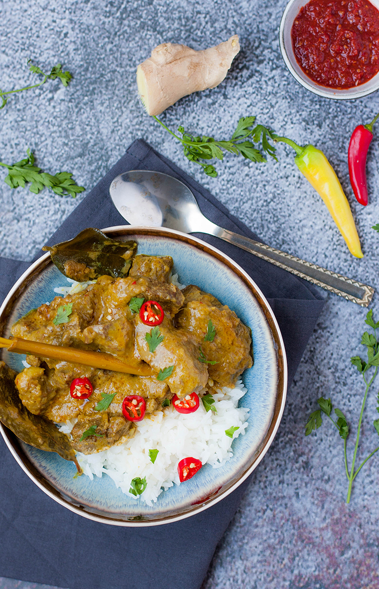 Rendang uit de slowcooker