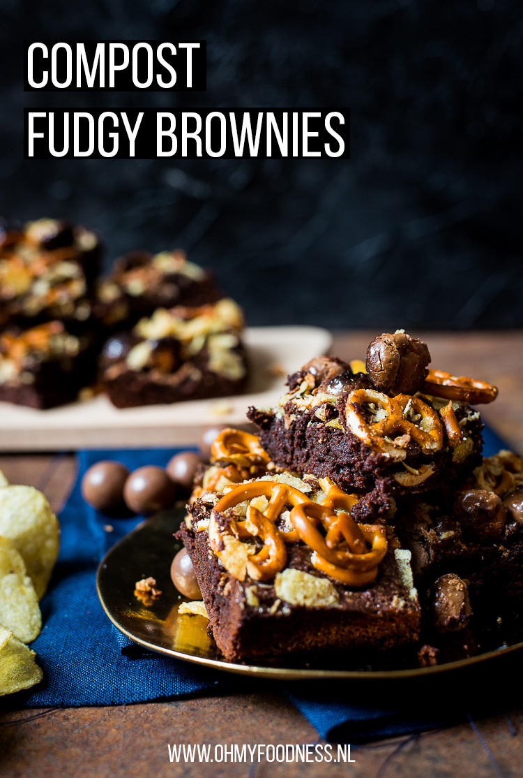 Compost fudgy brownies