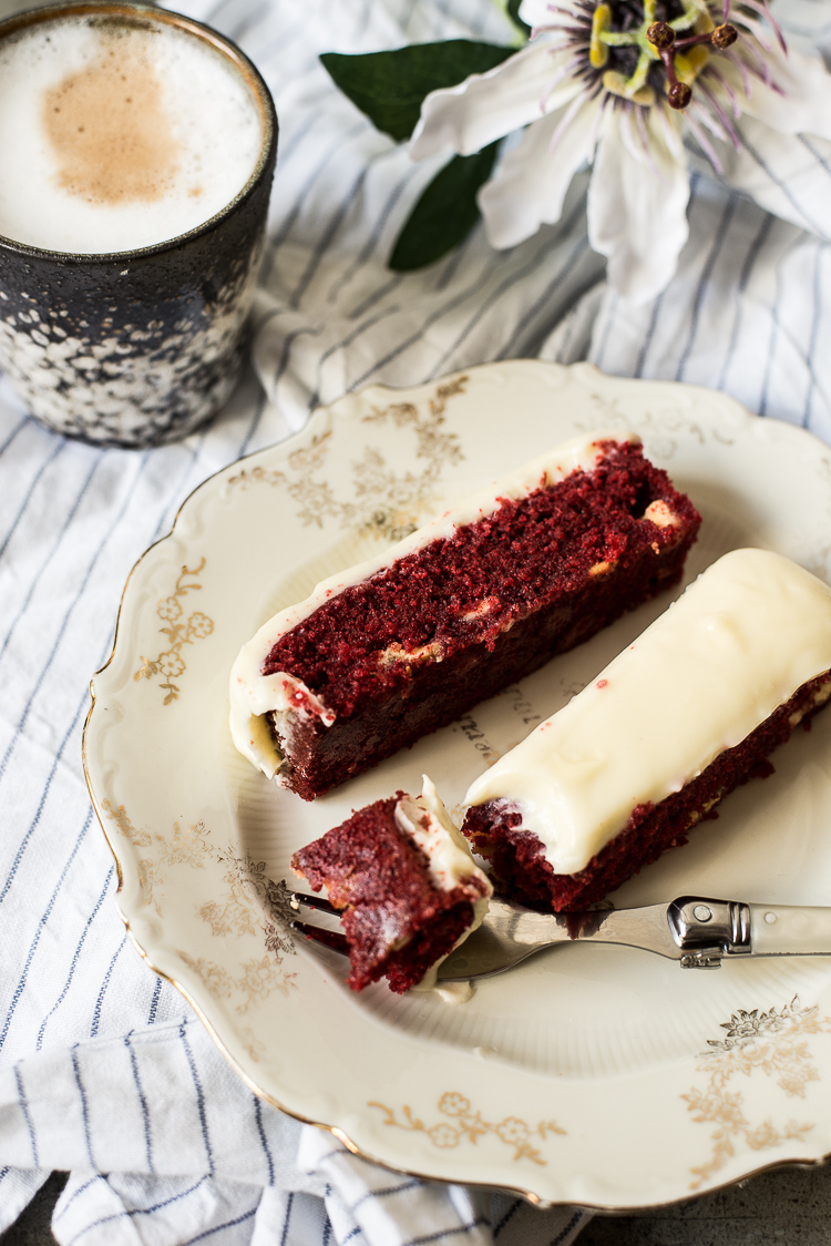 Red Velvet & Witte chocolatechip repen met creamcheese