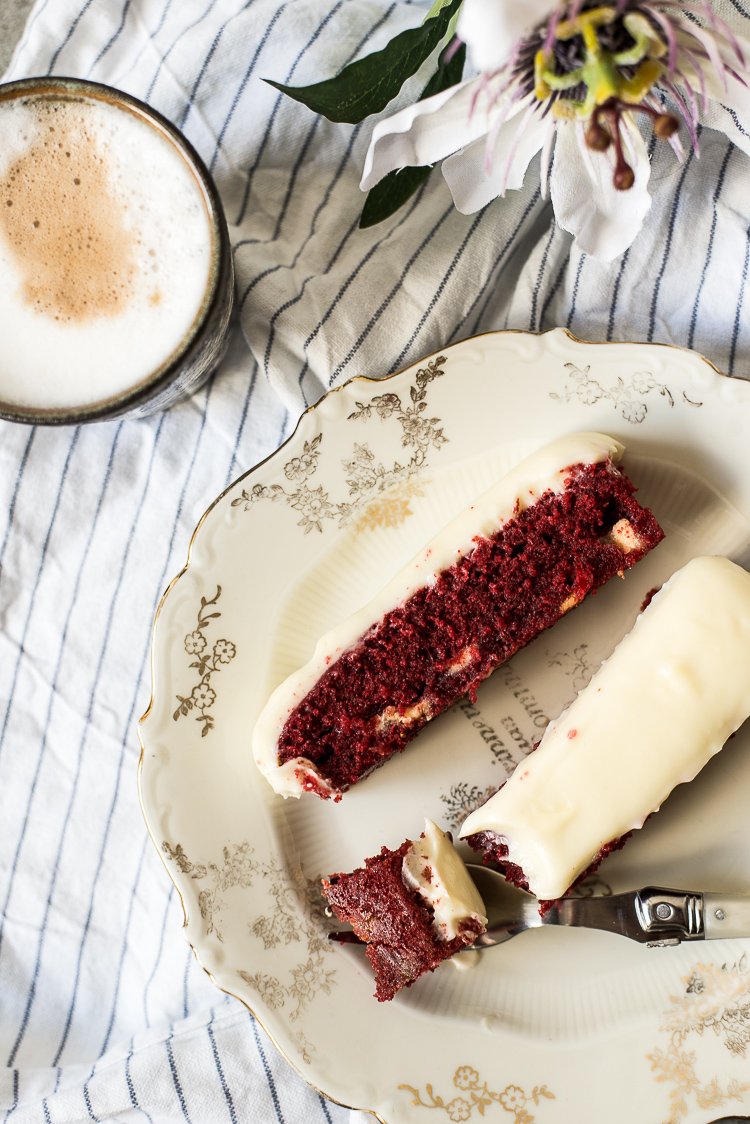 Red Velvet & Witte chocolatechip repen met creamcheese