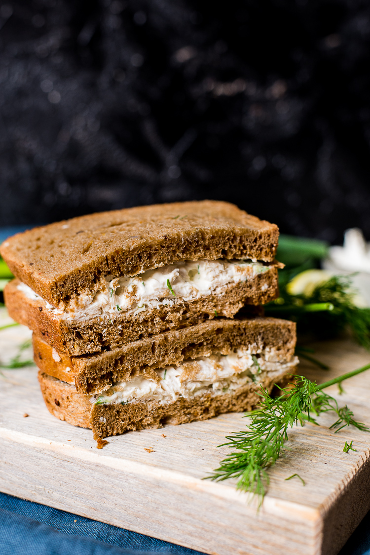 Frisse kipsalade voor op brood