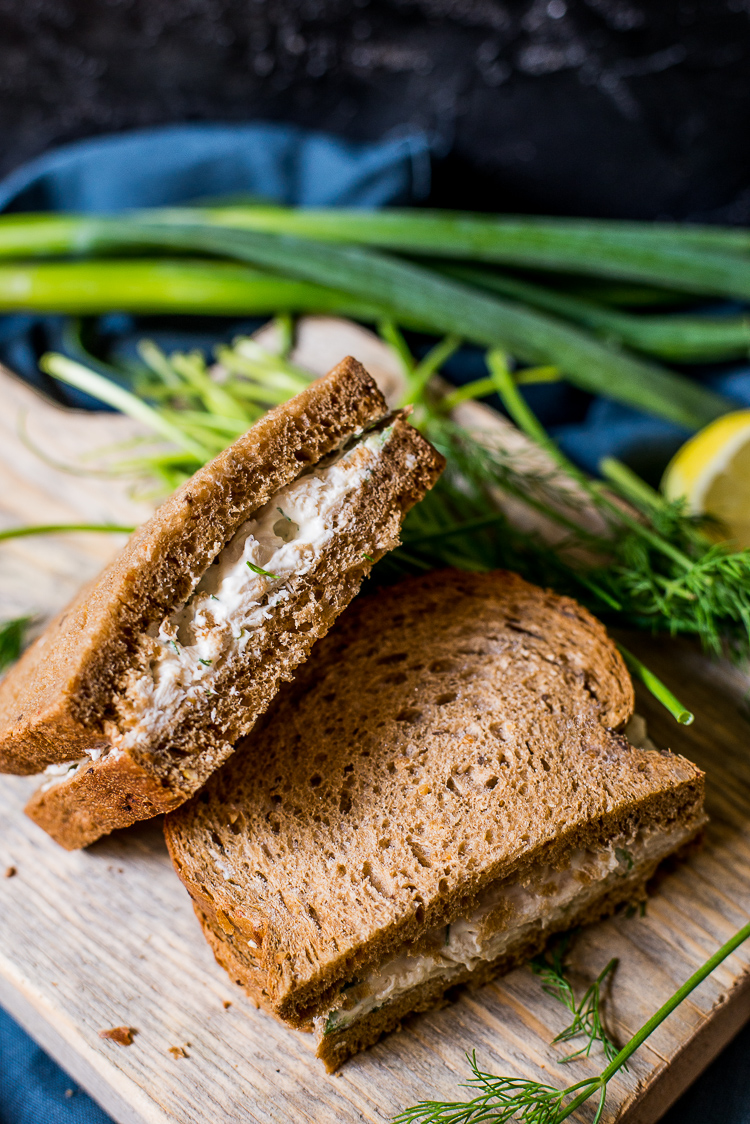 Frisse kipsalade voor op brood