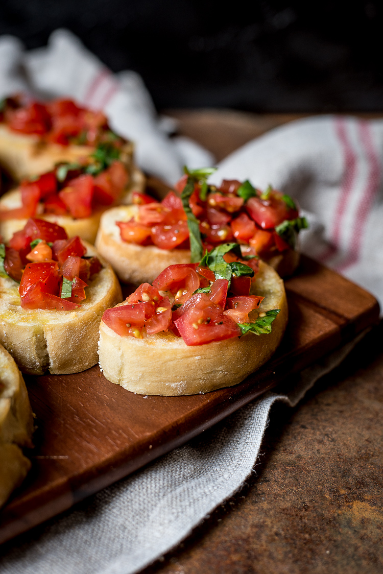 Simpele bruschetta's