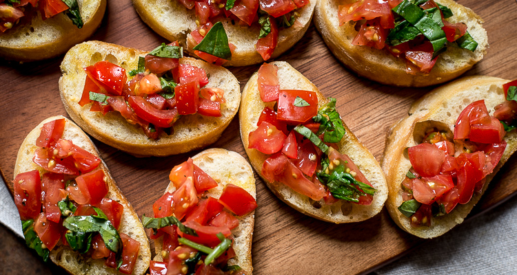 Simpele bruschetta's