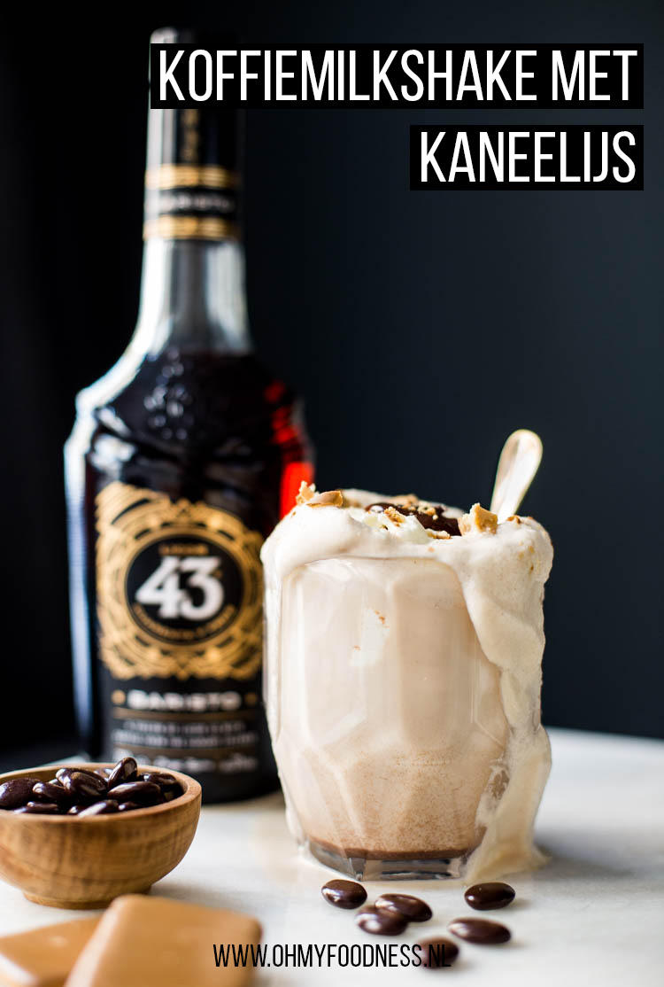 Koffiemilkshake met kaneelijs