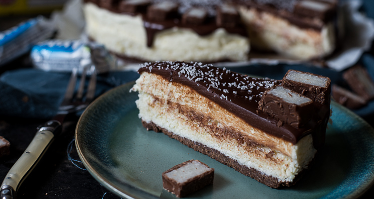No bake Bounty cheesecake