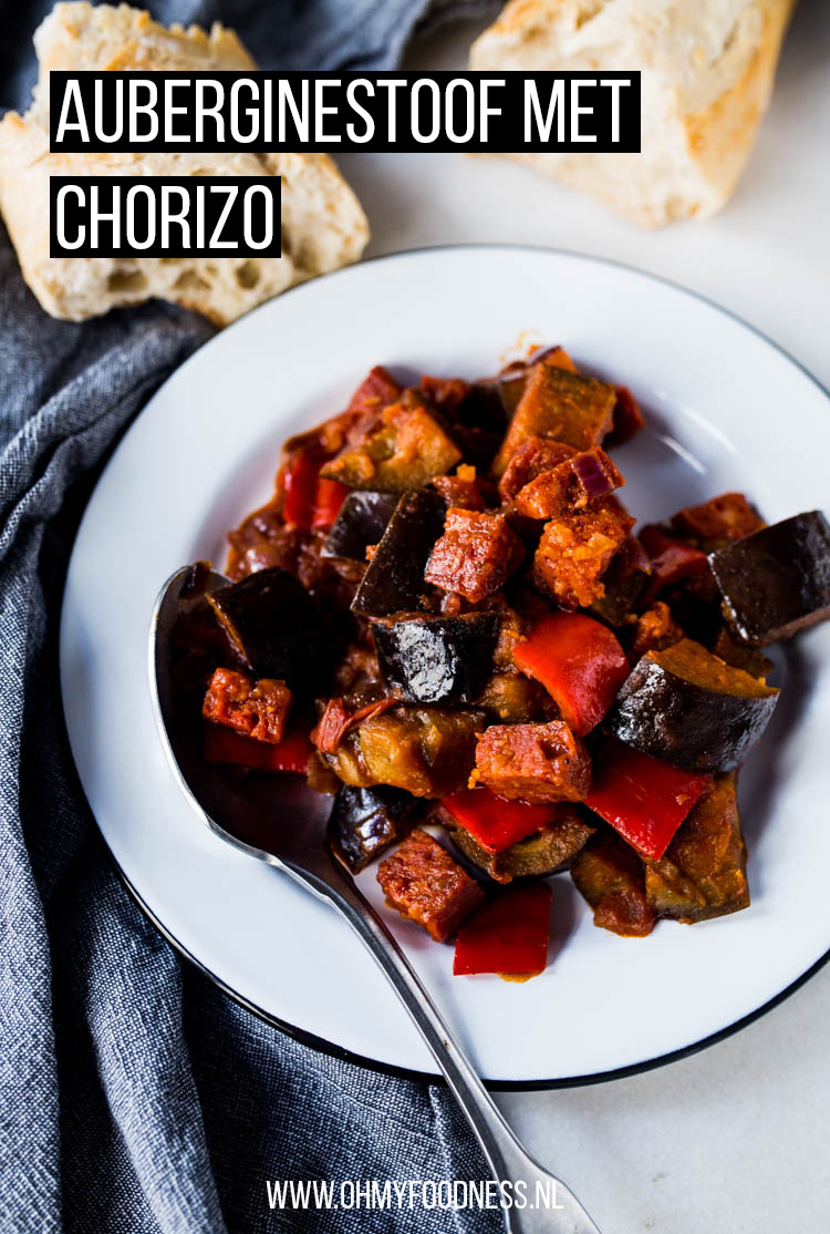 Auberginestoof met chorizo